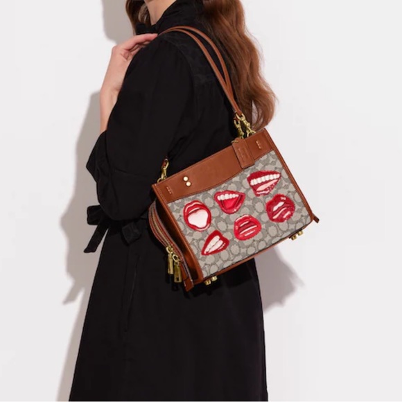 Limited Edition Coach X Tom Wesselmann Rogue 25 In Signature Jacquard RARE - Picture 6 of 8